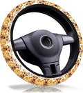 Highland Cow Steering Wheel Cover 15 Inch Universal Neoprene Steering Cover | Sunflower Cow Car Accessories Decor Non-Slip Fit Auto SUV Truck, Cows Gifts for Women Men Birthdays Festivals