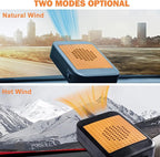 12V Car Heater for Vehicle 2-in-1 Portable Car Heater with 360°Rotation Defroster Windshield Heater That Plugs Into Cigarette Lighter for Vehicle SUV Trucks & RVs