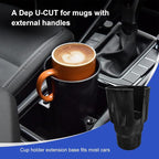 Cup Holder Expander for Car, 4 Inch Car Cup Holder Expander Adapter, Detachable Expander Car Coffee Mug Adapter Organizer, Car Cup Holder for 32-50 oz Bottles & Cups