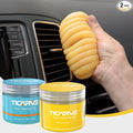 2Pack Cleaning Gel for Car Putty Car Cleaning Auto Gel Detail Tools Car Interior Cleaner Universal Dust Removal Gel Car Vent Cleaner Keyboard Cleaner Blue Yellow (320g/11.2oz)