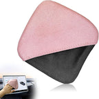 Car Screen Cleaner, Car Accessories Car Screen Wipes, Microfiber Auto Screen Cleaning Pad, Touch Screen Cleaner for Car, Fit for Car Dashboard LCD Display Interior Car Accessories(Pink gray)