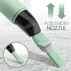 Vacuum Cleaner for Dust, Pet Hair Dirt Home, Car Interior Lightweight, Portable, Handheld, Cordless, Easy to Use, Compact Design Battery Rechargeable with USB-C Cable (Mint Green)