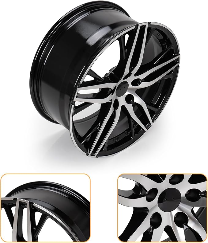New 19" x 8.5'' Alloy Replacement Wheel Rim Compatible with Honda Accord Sport 2016 2017, Direct Fit, OEM Design Replacement Rim