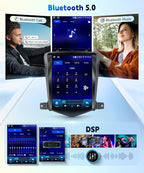 4Core 4G+64G Android 15 Car Radio for Chevy Cruze 2009-2015 Stereo with Wireless Carplay Android Auto,5.0 Bluetooth 32EQ,9.7 inch IPS Touch Screen,FM/RDS GPS WiFi AHD Backup Camera