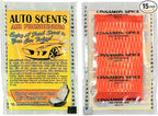 Individually Wrapped - Professional Car Air Freshener Pads - Remove Smells & Add Ambience (15 Per Pack) (Cinnamon Spice)