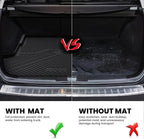 Floor Mats & Cargo Mat for Subaru Outback 2020-2025, All Weather TPE Custom Fit Easy Clean Floor Liners for Subaru Outback 2020-2025 Accessories Full Set Car Mats, Black