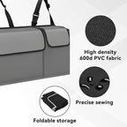 Car Trunk Organizer, Backseat Hanging Large Storage with Adjustable Straps,Waterproof PVC Collapsible Cargo Bag, Car Interior Accessories for Auto SUV MPV (Gray)
