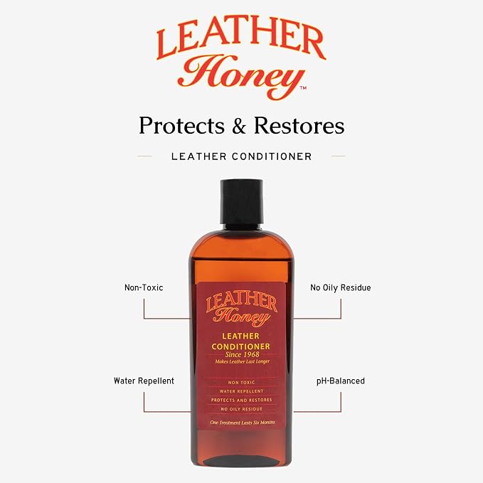 Complete Leather Care Kit Including 8 oz Cleaner and 8 oz Conditioner for use on Leather Apparel, Furniture, Auto Interiors, Shoes, Bags and Accessories