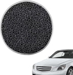 Black Leopard Print Car Steering Wheel Sun Shade Cover for Summer 17 Inch Universal Steering Wheel Sunshade Sun Shield for Sedan Truck SUV Van Automotive Interior Accessories
