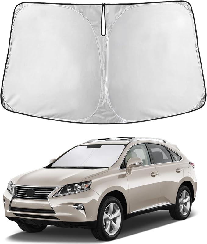 Windshield Sunshade Compatible for Lexus RX 300 350/350h 450/450h 2010-2013 2014 2015, Sun Visor for Front Windshield & Window Sun Shade Cover, UV Heat Blocker & Protector, Car Accessories