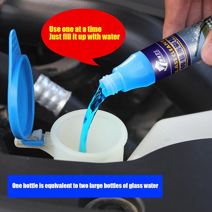 Windshield Oil Film Cleaner - Car Glass Anti-Fog Remover, Oil Coating Cleaner | Fast Acting Vehicle Window, Clear Vision Automotive GlassCleaner for Sedan SUV Truck Van Accessories