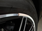 Rim Protector Kit for Car Wheels – Alloy Wheel Guard Strip Kit Fits up to 21" Rims | Set of 4 Rim Protectors | Easy to Install Curb Rash Defense for Rims (White)