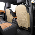 Seat Back Protector w/Dual Pockets,Guards Seats from Kicks & Scuffs | Keeps seat backs looking new for a long time. Easy to install and clean. 2-piece set, size: 30in × 18in × 0.2in