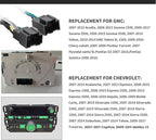 NuIth Radio Replacement Interface Retaining Steering Wheel Control for Chevy 07-11Silverado 07-09 Sierra 07-14 Suburban 08-15 Express, for GMC 06-15 Savana 07-14 Yukon for Cadillac 07-12 Escalade