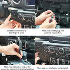 Auto Start Stop Eliminator for Jeep Wrangler JL 2018 2019 2020 2021 2022 2023 2024 2025 2026 Gladiator JT 2020-2026 Auto Stop Eliminator Engine Auto Start Disable/Plug Play Car Accessories