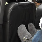 ordinarYone Protector Kick Mat Auto Seat Back Covers with Pockets Water Resistant Kick Protector Auto Interior Accessories