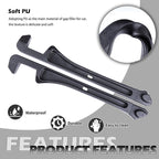 2PCS Upgraded Car Seat Gap Filler Organizer,Versatile Car Gap Filler Organizer with Hooks & Storage Slots Design,Soft Cars Seat Gaps Fillers Strip Cars Accessories Interior
