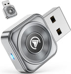 Wireless CarPlay Adapter—Ultra Mini(60% Reduced Size),2026 2-in-1 Android Auto Adapter, 3X Automatic Connection Navigation, Plug and Play, Compatible with iOS 10+, Android 11+