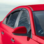 Voron Glass Tape-on Extra Durable Rain Guards for ChevyCruze 2011-2015 Sedan, Window Deflectors, Vent Window Visors, 4 Pieces - 100326