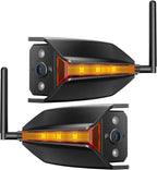 RV Backup Camera Wireless System: Left/Right Side Cameras | Adjustable Angle IR Night Vision, IP69K Waterproof, Works Only with WF1, for Class A/B/C Motorhome, 5th Wheel, Travel Trailer