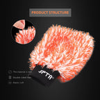 Microfiber Car Wash Mitt (3-Pack) — Plush Scratch-Free Sponges