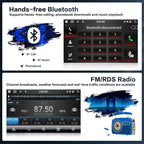 8 Core 4+64G Radio for Mitsubishi Lancer 2007-2012 Android 15 CarPlay Stereo Upgrade 10.1" Touch Screen Android Auto Bluetooth GPS 59UI Backup Camera