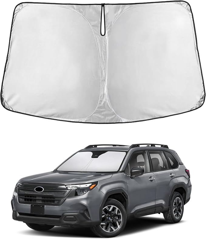 Windshield Sunshade Compatible for Subaru Forester 2025 2026, Sun Visor for Front Windshield & Window Sun Shade Cover, UV Heat Blocker & Protector, Car Accessories