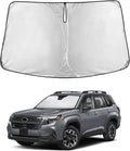 Windshield Sunshade Compatible for Subaru Forester 2025 2026, Sun Visor for Front Windshield & Window Sun Shade Cover, UV Heat Blocker & Protector, Car Accessories