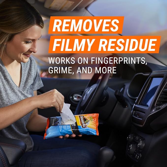 Flat Pack Automotive Glass Wipes (60 Count)