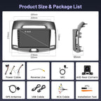 4+64G Android 15 Car Stereo for Hyundai Elantra 2007 2008 2009 2010 Wireless Carplay Android Auto 9 Inch IPS Touch Screen Car Radio GPS Navi 5G WiFi Bluetooth 5.0 32EQ FM RDS Free AHD Backup Camera