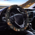Vintage Horse Pattern Anti-Slip Steering Wheel Cover Perfectly fit for 15 inches Car Wheel Protector Fit Most Truck Van Car SUV Auto Steering Wheel Protector Car Accessories