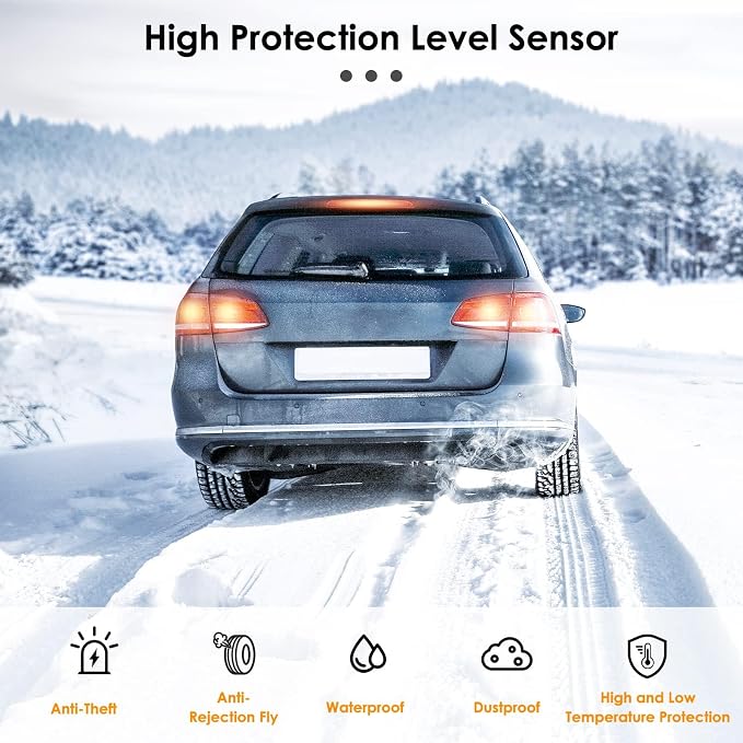 TM2 RV Tire Pressure Monitoring System, Solar Charge TPMS, 6 Sensors & 5 Alarm Modes, Color Display, W/Repeater for Longer Distance Transmission, 0-144 PSI for RV Trailer Camper Fifth Wheel