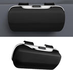 Sunglasses Holder for Car Sun Visor, Protective Automotive Eyeglasses Storage Case Hanger, Car Sunglass Holder Suitable for Truck and Sedan to Place Sunglass (Black)