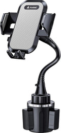 Upgraded, Solidest 15in Cup Phone Holder for Car, Stable & Adjustable, Long Gooseneck Car Phone Holders for Your Car Truck Fit for iPhone 17 Pro Max 16 15 14 13 Pro Max, Grey