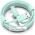 Car iPhone Carplay Cable, Car Charger Cord, USB A to Lightning Cable Fast Charging & Data Transfer for iPhone 14/13/12/11 Pro Max XR XS X 8 7 6 Plus SE Tangle-Free,3ft Green
