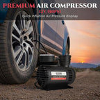 Roadside Emergency Car Kit for Vehicles, Car Emergency Kit with Jumper Cables, Air Compressor, First Aid Kit, Car Safety Tool Kits, Road Trip Assistance for Men, Women, New Driver Gifts