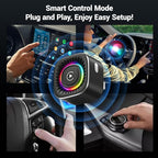 Wireless CarPlay Adapter & GPS Tracker, 2-in-1 Mini USB Dongle with Fast Auto Reconnect CarPlay Wireless Adapter, Plug and Play for OEM Factory Wired CarPlay Vehicles