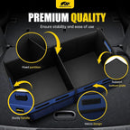 Car Trunk Organizer - 70L Collapsible Trunk Organizer with Reinforced Handles for Groceries, Car Storage Organizers for SUV Auto Truck Van with Non Slip Bottom (Blue)