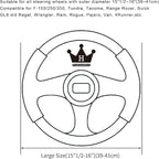 3D Car Steering Wheel Cover Comfort Grip Massage Sporty Anti-Slip Carbon Fiber Faux Leather for F150, Trucks, Jeep, Van, Car Handle Covers for All Seasons, 15.2-16in, Pink