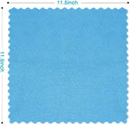 Orighty Microfiber Cleaning Cloth, 100 Pack Microfiber Towels for Cars, Multi-Purpose Shop Towels Cleaning Rags Bulk for Car, Home, Kitchen, 11.5’’ x 11.5’’, Blue