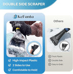 Ice Scrapers for Car Windshield, 2 Pack 27'' Snow Removal Brush for SUV and Truck Window, Automotive Winter Accessories