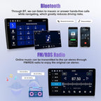 4G 64G for Hyundai Santa Fe 2006-2012 Android 15 Car Radio Wireless Carplay Android Auto 7 Inch Touch Screen Bluetooth5.0/FM/WiFi/GPS Navi/SWC