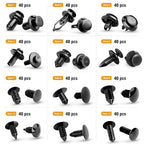 480PCS Bumper Retainer Clips with Fastener Remover Car Plastic Rivets Push Kit -Door Trim Panel for Toyota GM Ford Honda Acura Chrysler