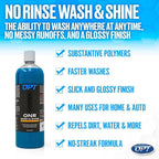 Optimum No Rinse Wash and Shine Version 6 - ONR Rinseless Car Wash Soap for Auto Detailing, Use On Paint, Ceramic Coatings, Glass, Interior (8 Oz)