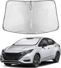 Windshield Sunshade Compatible for Nissan Versa 2020-2023 2024 2025, Sun Visor for Front Windshield & Window Sun Shade Cover, UV Heat Blocker & Protector, Car Accessories