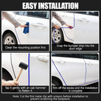 13.1Ft (4M) Car Door Edge Guards, Rubber U Shape Automotive Door Entry Guard Protector Strip, No Glue Required, Universal Vehicle Doors Edge Trim, Exterior Car Accessories (Blue, 13.1FT)