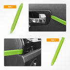 5PCS Auto Trim Removal Tool Kit No-Scratch Removal Tool Kit for Car Audio Dash Panel Window Molding Fastener Remover Tool Kit-Green