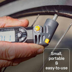 SmartGauge D2 Digital Tire Pressure Gauge – Presta/Schrader Compatible, 250 Psi/17 Bar, Precision Air Pressure Reader with LCD Display for Bikes, Motorcycles & Sports Equipment | bike-hand-tools