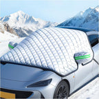 Car Windshield Cover for Ice and Snow for Toyota Tundra 1999–2025 2020 2021 2022 2023 2024 2026, Automotive Large Windshield Snow Covers with Side Window and Rearview Mirror Protector