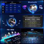 4G+64G Android 15 Radio for Mitsubishi Outlander Sport RVR ASX 2019-2021 Wireless CarPlay, 10'' Incell Full Touchscreen Stereo Android Auto Bluetooth 5G WiFi EQ FM RDS GPS WiFi SWC AHD Backup Camera
